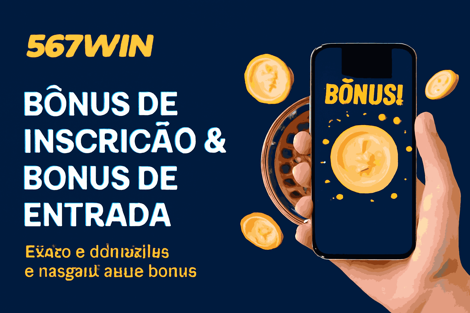 O bônus promocional 567WIN é uma ótima maneira de começar sua aventura
